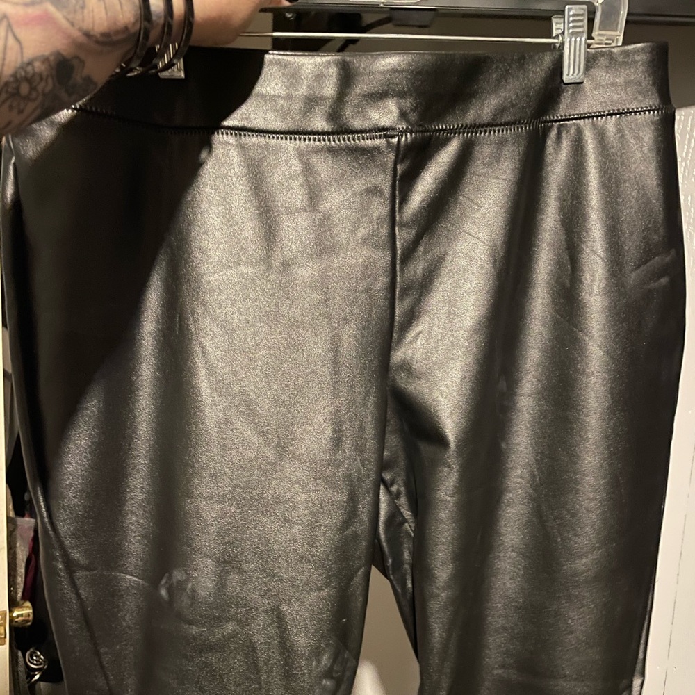 Cato Faux Leather Pant